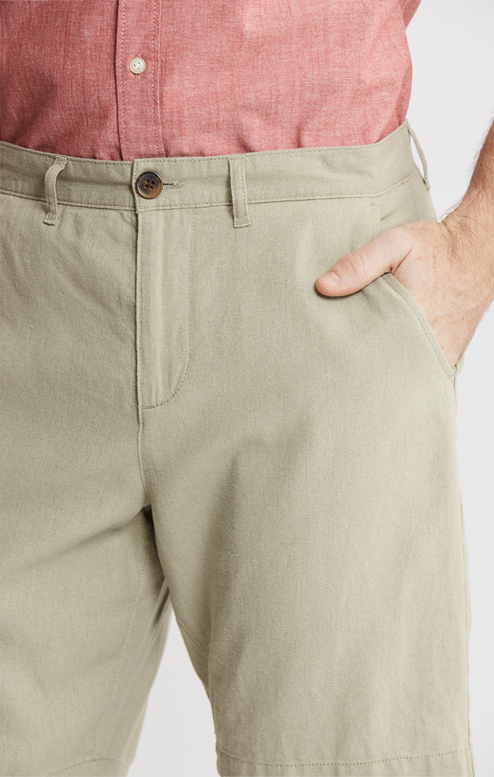 Linen Blend Bleecker Shorts