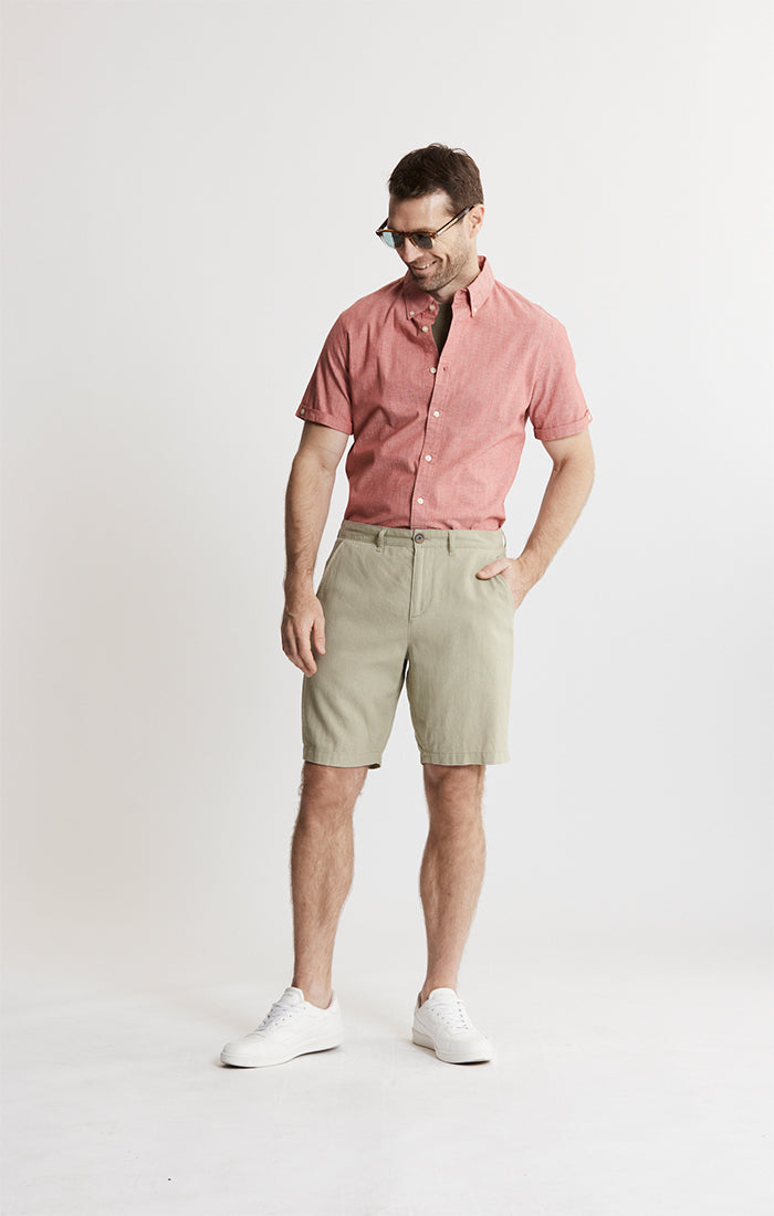 Linen Blend Bleecker Shorts