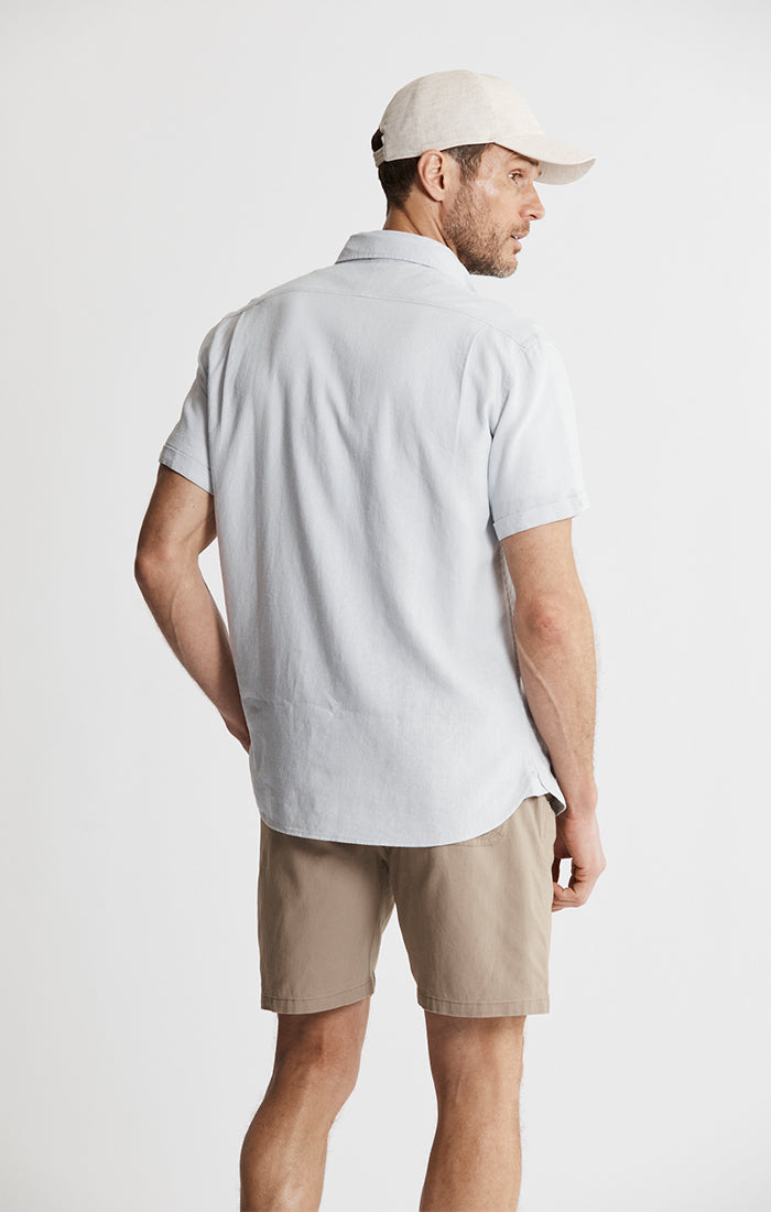 Noho Short Sleeve Linen Viscose Shirt