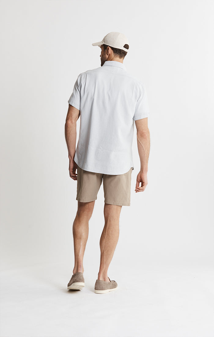 Noho Short Sleeve Linen Viscose Shirt