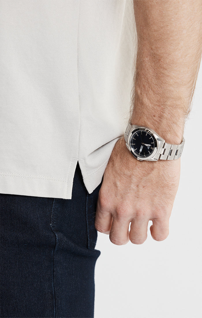 Knit Oxford Short Sleeve Camp Shirt