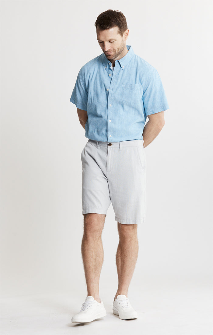 Linen Blend Bleecker Shorts