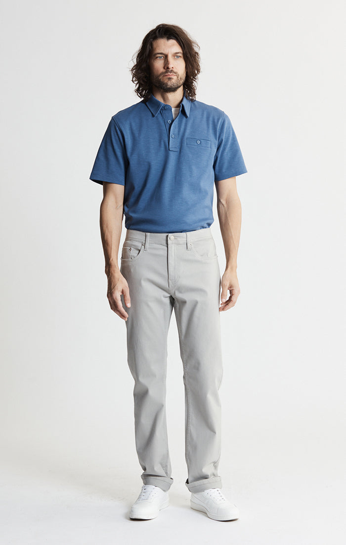 Stretch Cotton 5-Pocket Pants