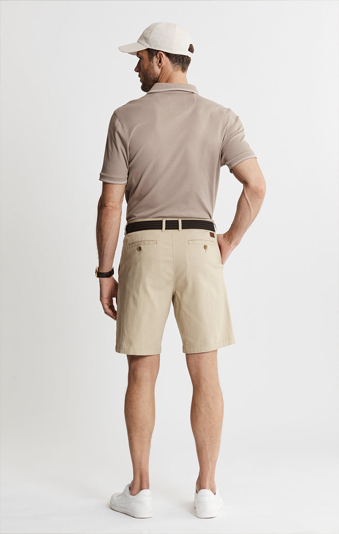Stretch Twill Blend Chino Shorts