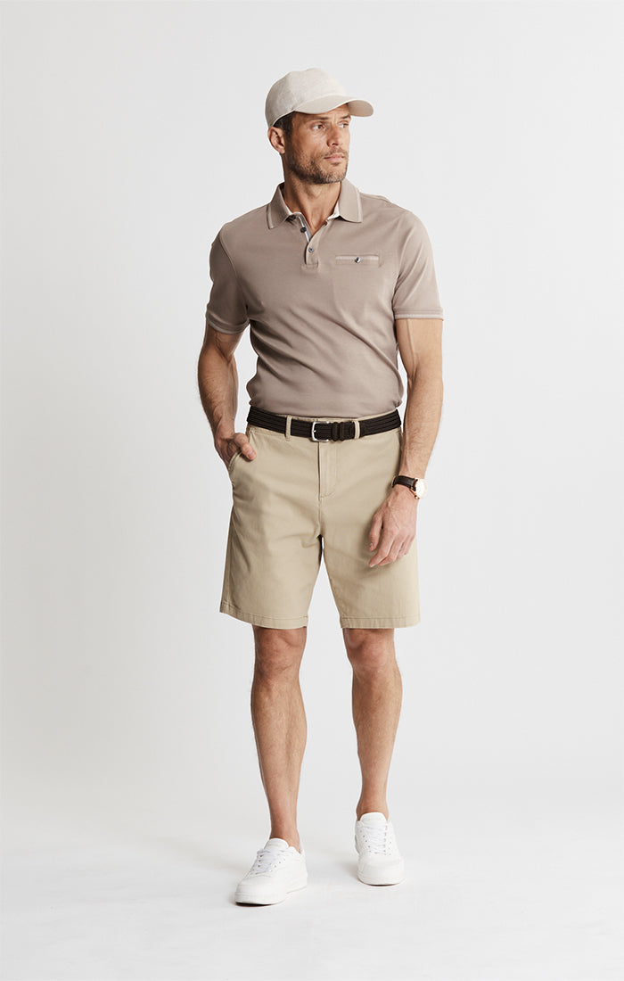 Stretch Twill Blend Chino Shorts