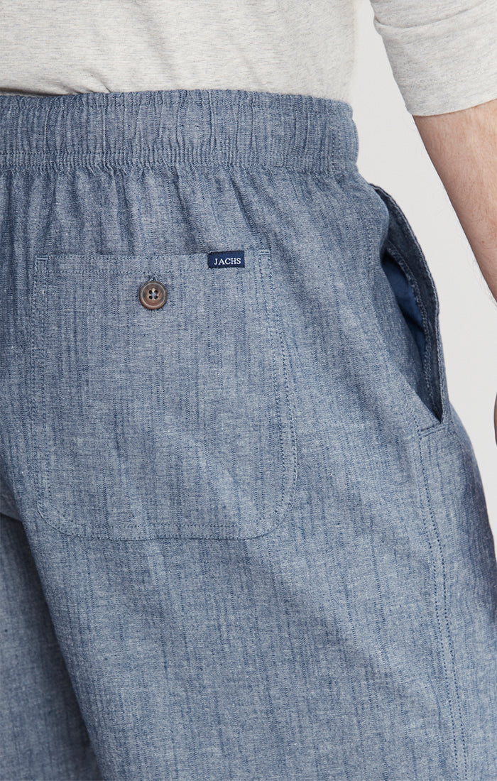 Chambray Pull On Shorts