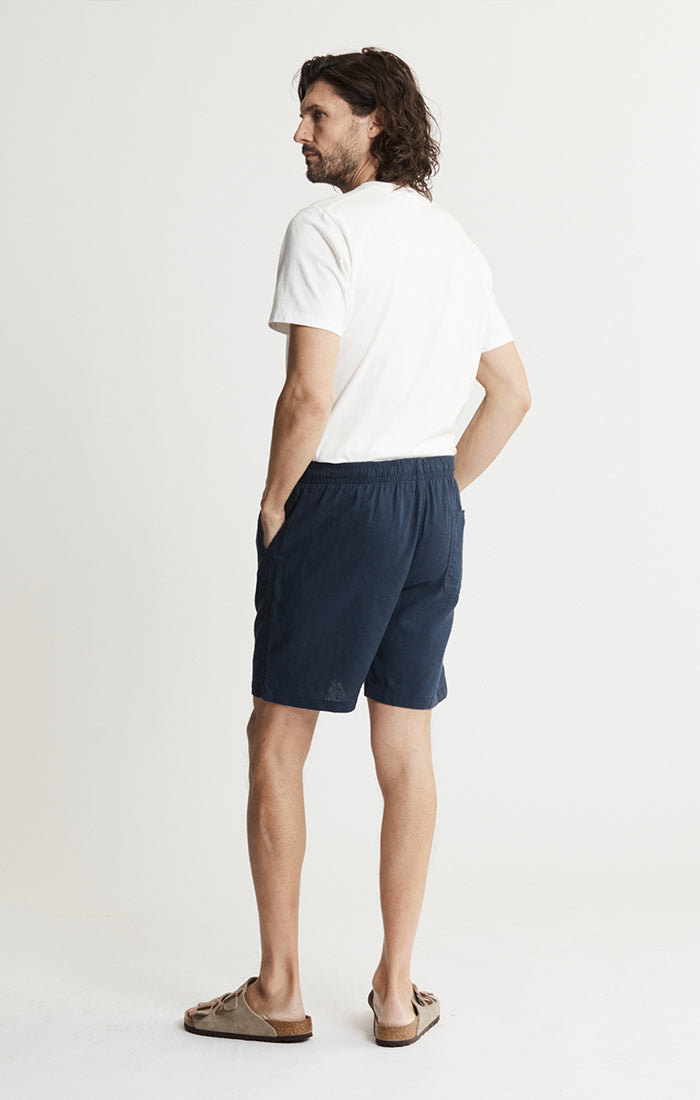 Linen Pull On Shorts