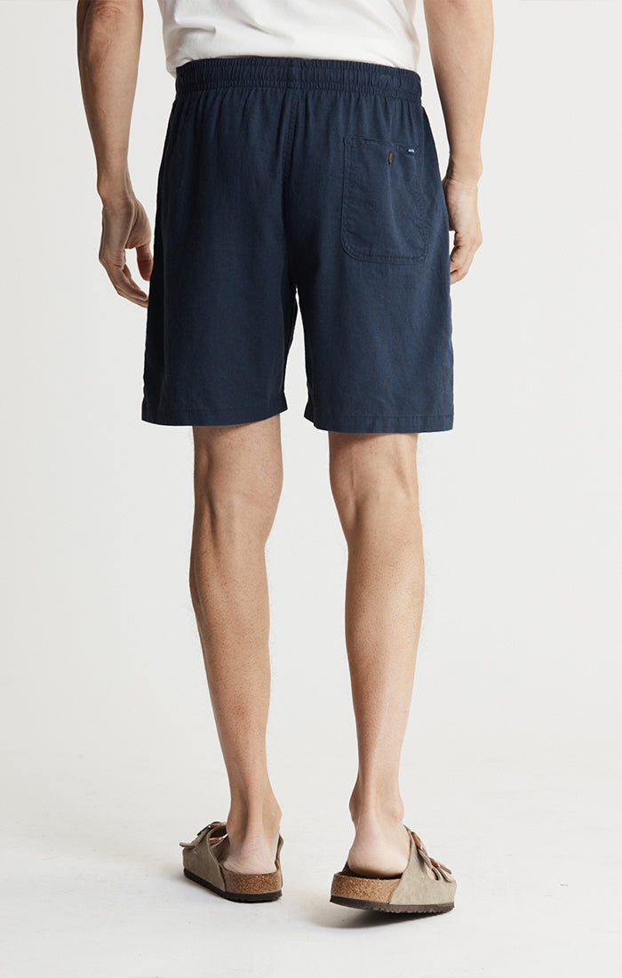 Linen Pull On Shorts