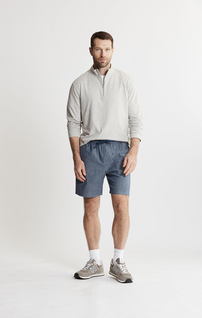 Chambray Pull On Shorts