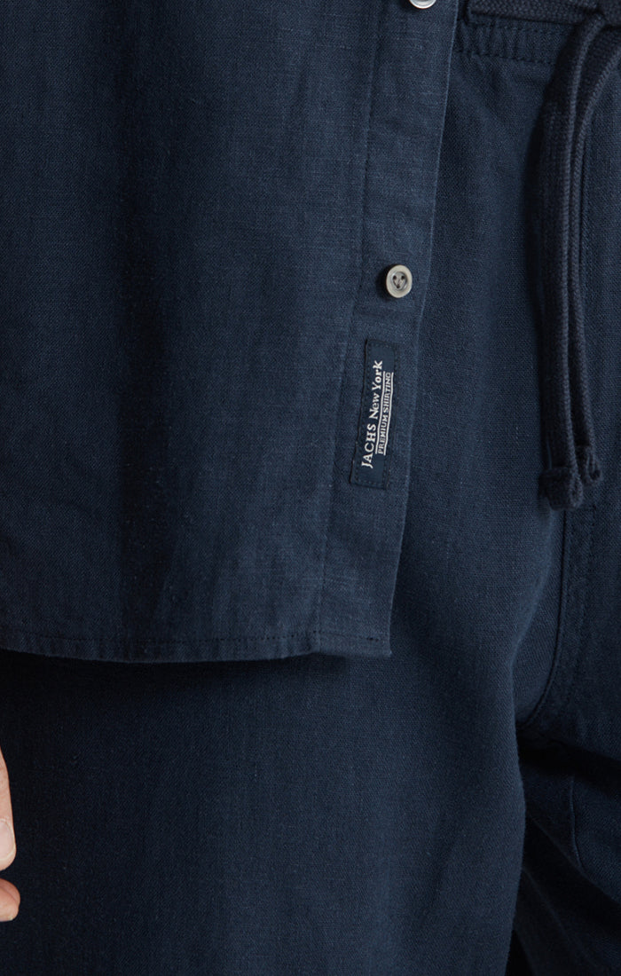 Noho Short Sleeve Linen Viscose Shirt