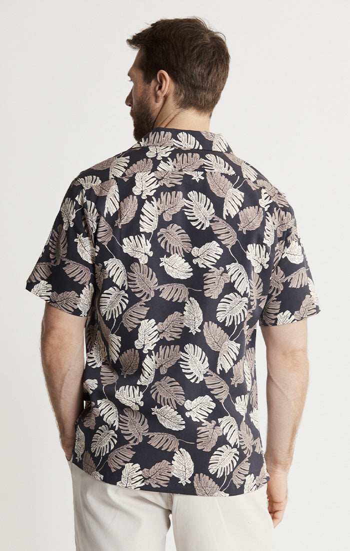 Lyocell Twill Short Sleeve Camp Shirt