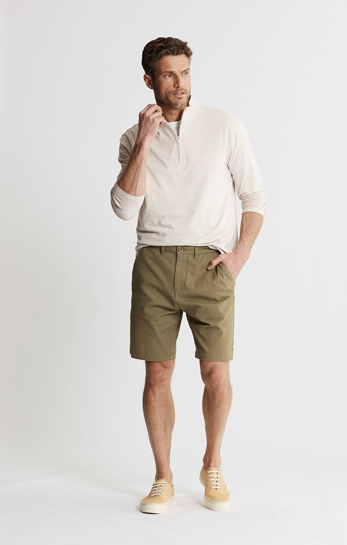 Stretch Twill Blend Chino Shorts
