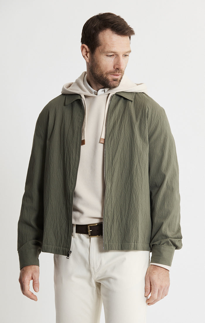 Charles Seersucker Full Zip Jacket