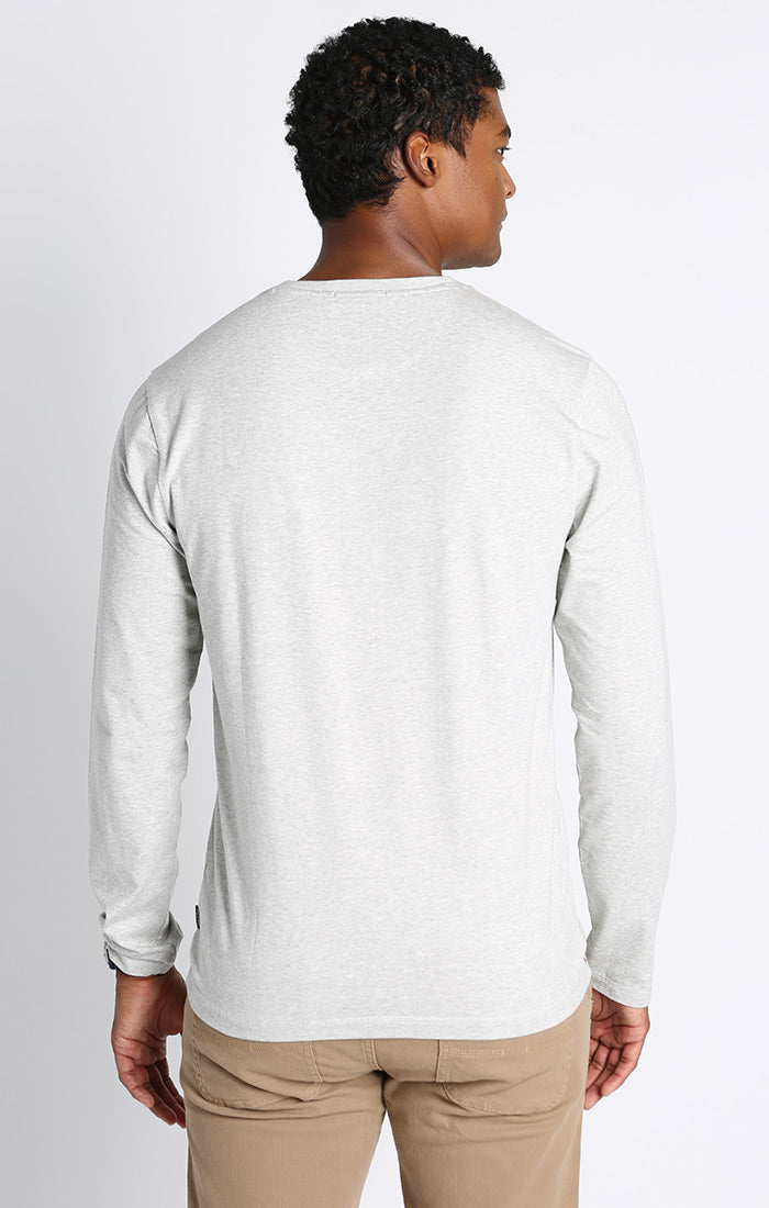 Cotton Modal Blend Long Sleeve Henley