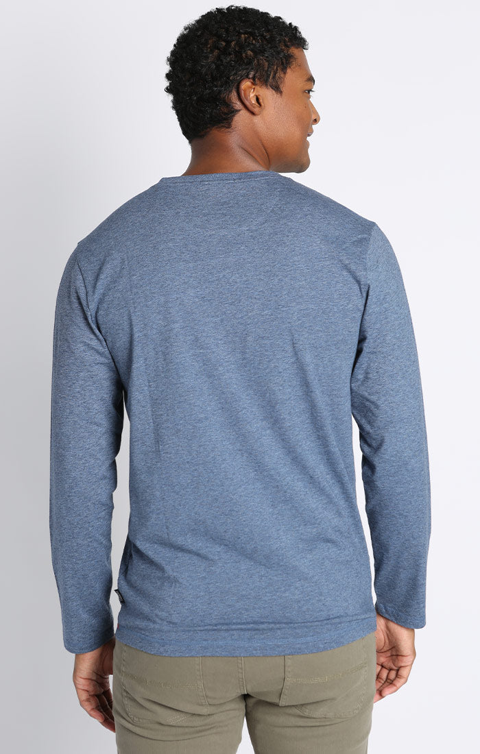 Cotton Modal Blend Long Sleeve Henley