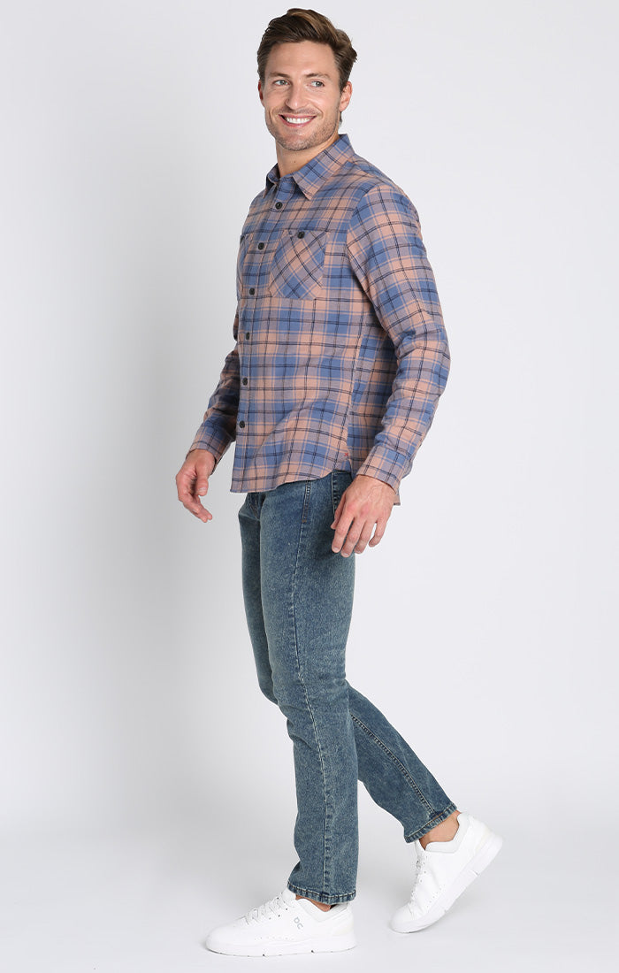 Stretch Midweight Flannel Workshirt