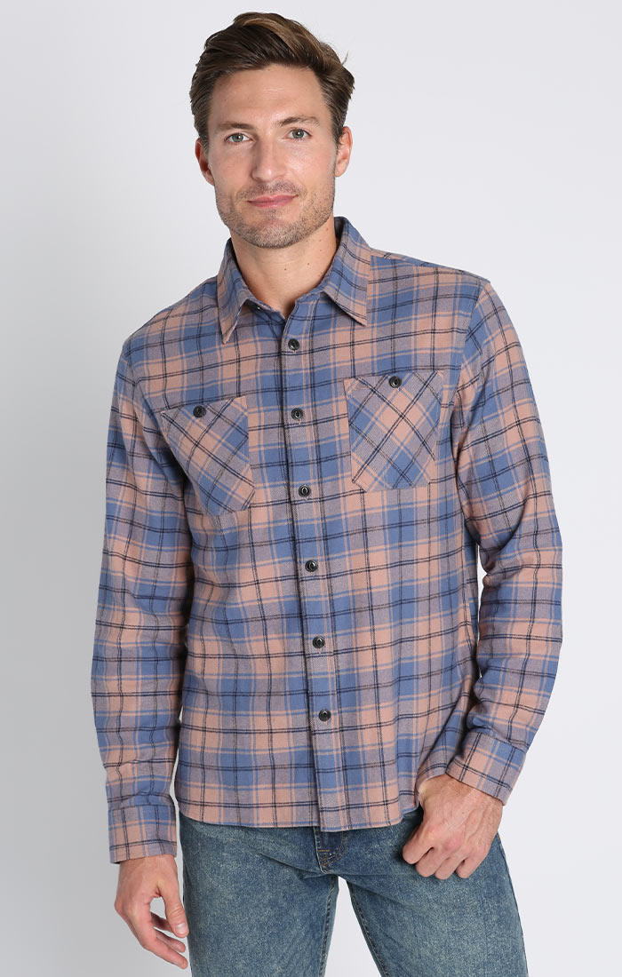 Stretch Midweight Flannel Workshirt