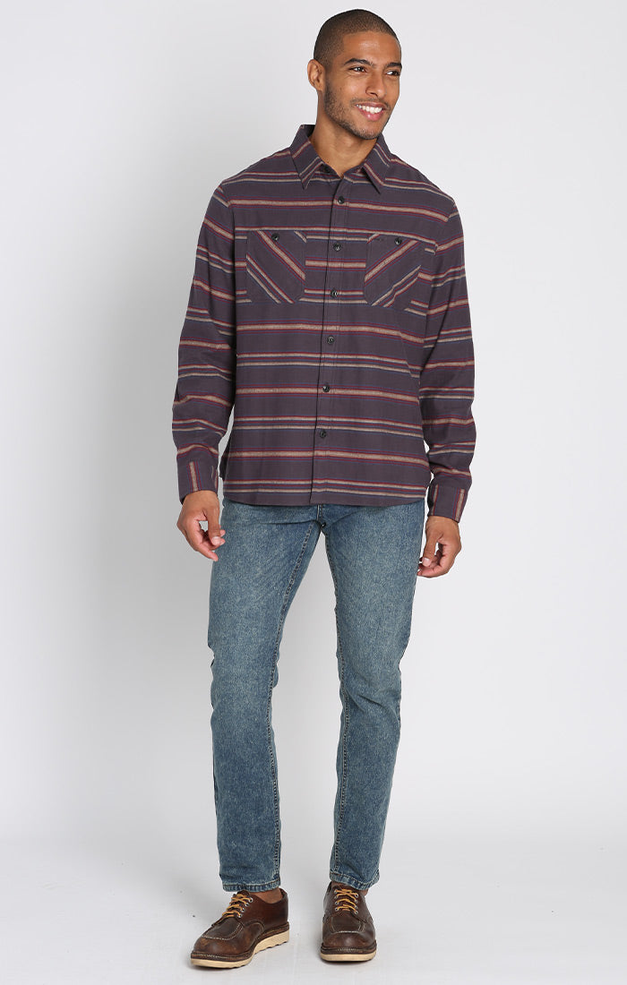Stretch Midweight Flannel Workshirt