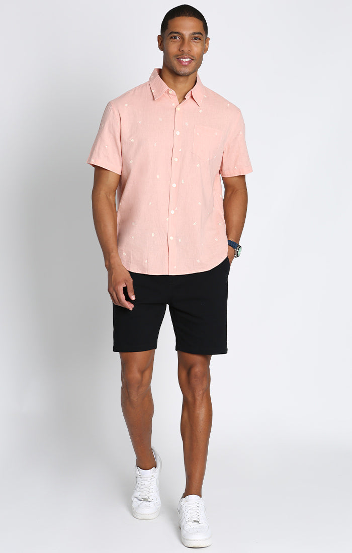 Cotton Linen Short Sleeve Shirt