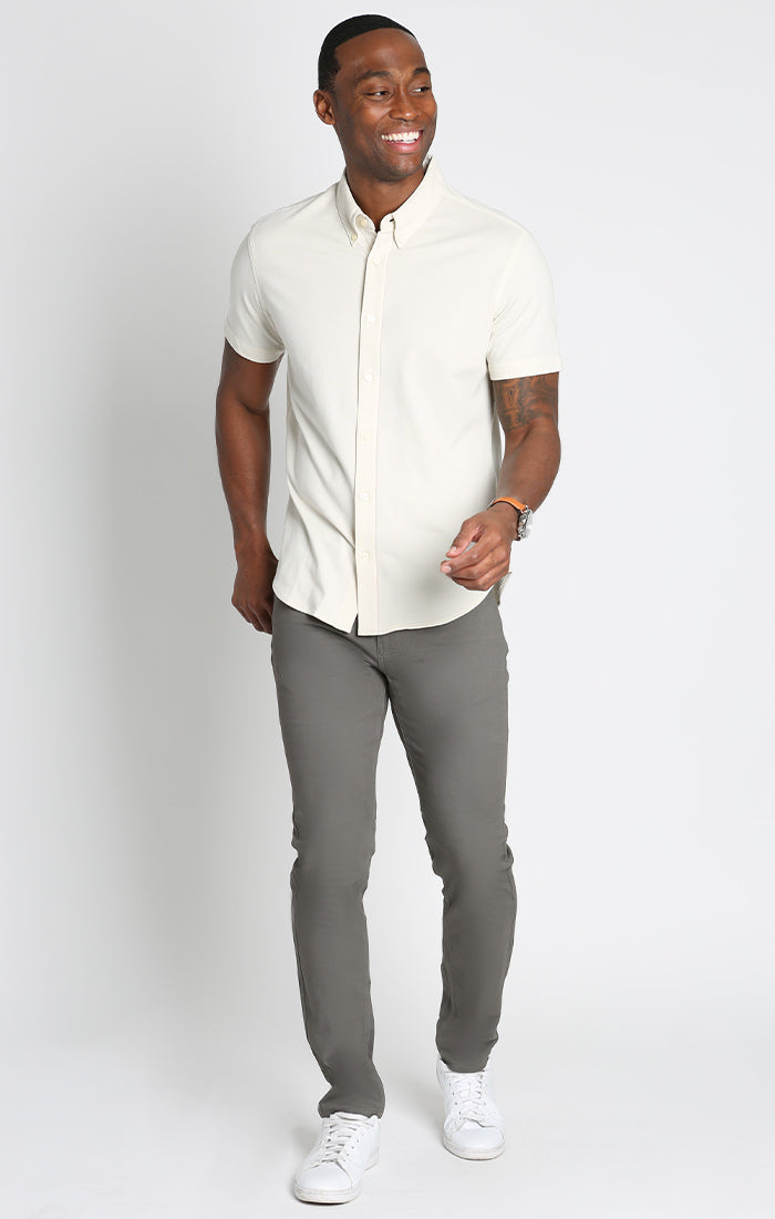 Stretch Straight Fit 5 Pocket Twill Pant