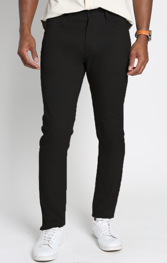 Stretch Straight Fit 5 Pocket Twill Pant
