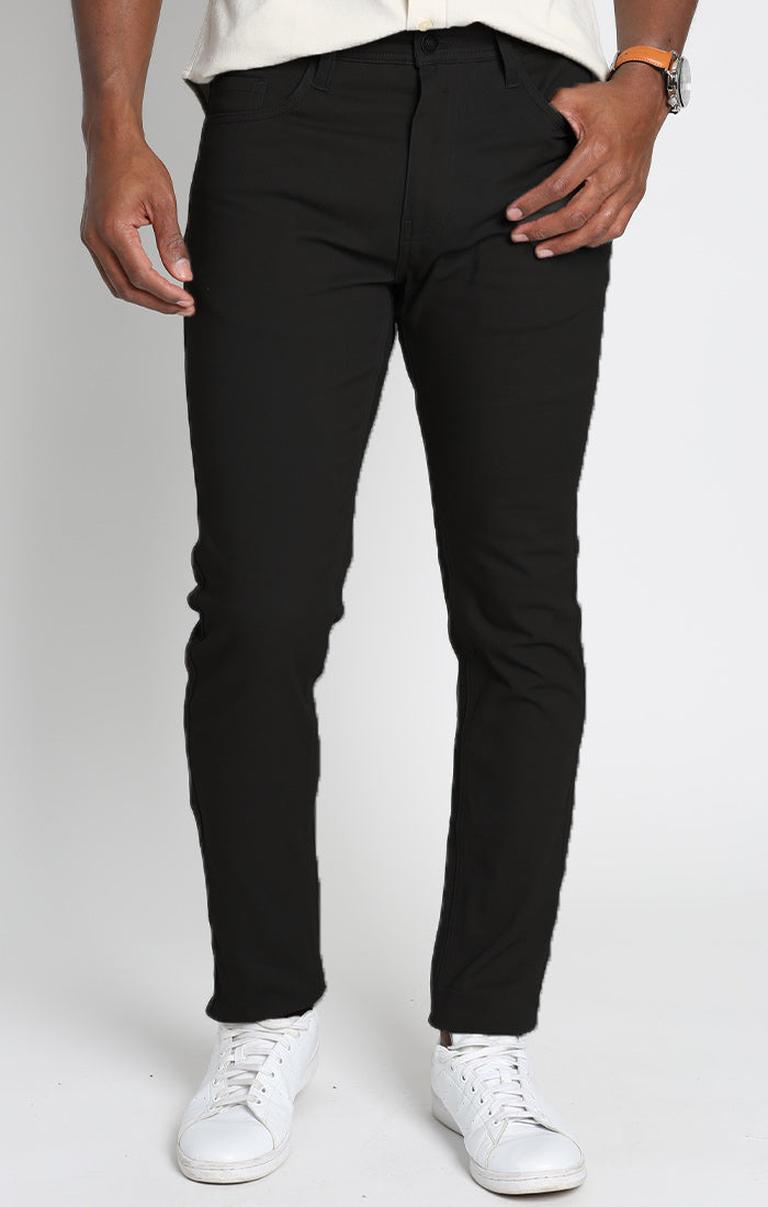 Stretch Straight Fit 5 Pocket Twill Pant