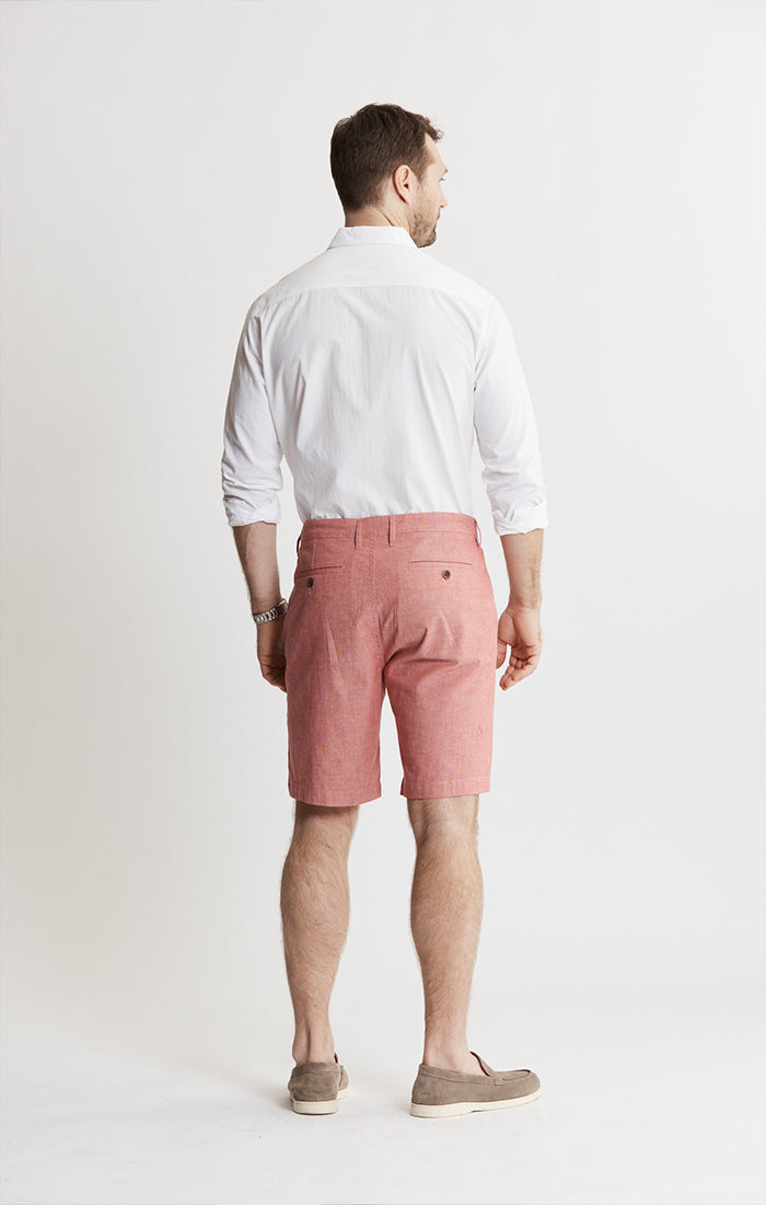 Stretch Chambray Shorts