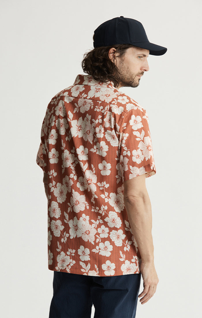 Lyocell Twill Short Sleeve Camp Shirt