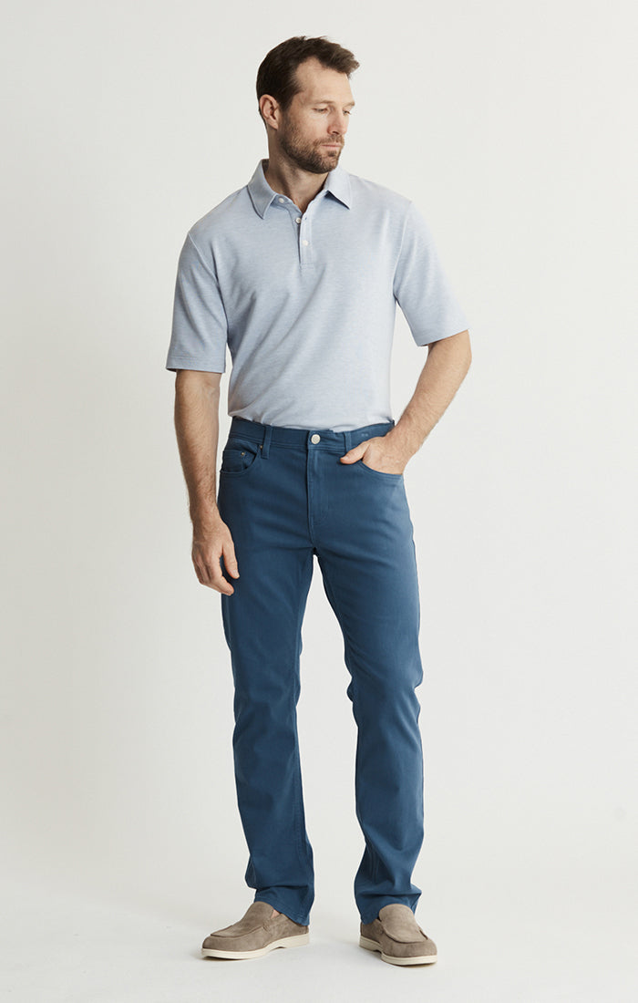 Stretch Cotton 5-Pocket Pants