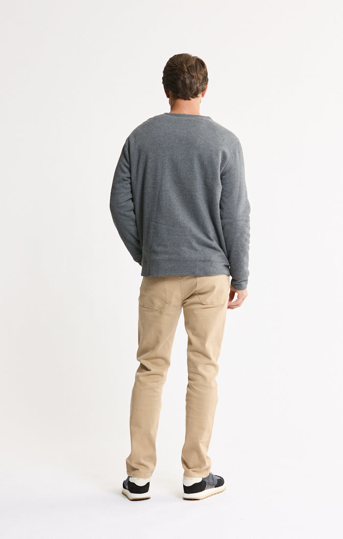 Kent Recycled Jacquard Sherpa Lined Crewneck