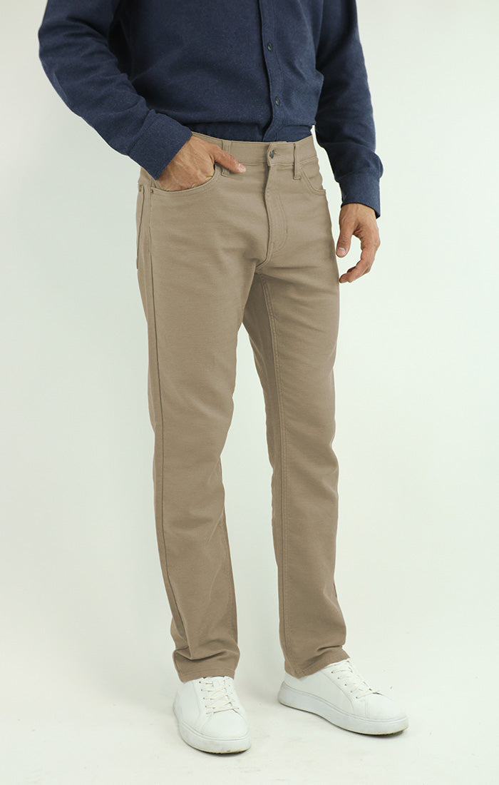 Stretch Straight Fit 5 Pocket Twill Pant