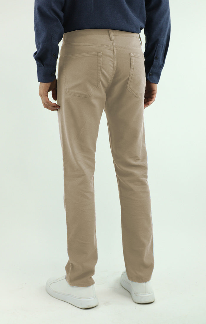 Stretch Straight Fit 5 Pocket Twill Pant