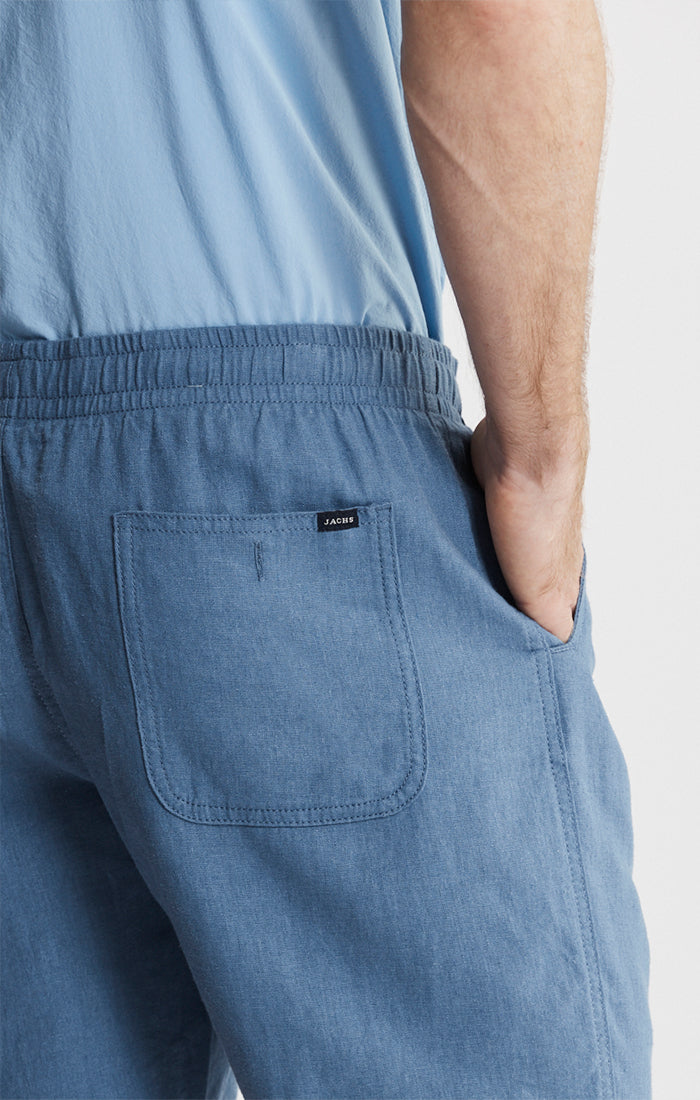 Linen Pull On Shorts