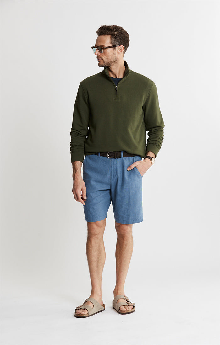 Linen Blend Bleecker Shorts