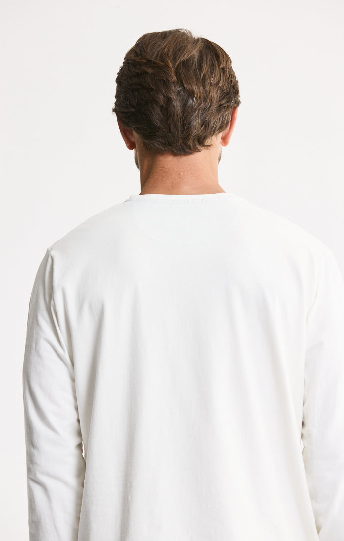 Bryant Long Sleeve Sueded Cotton Crewneck