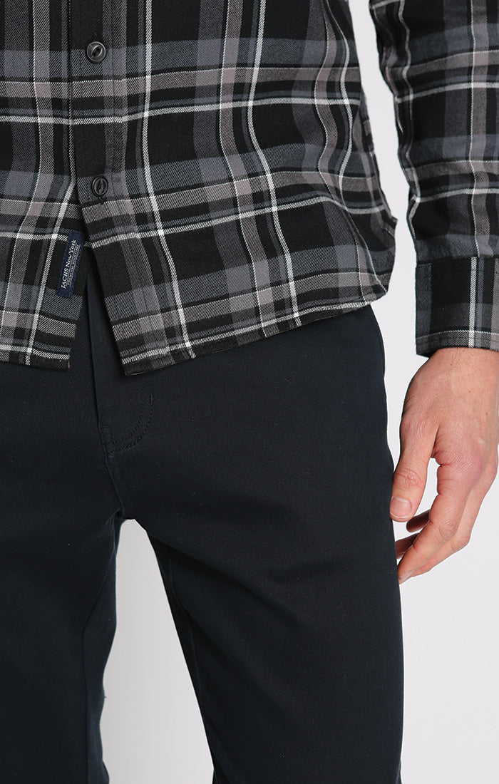 Manor 6oz Stretch One Pocket Flannel Shirt