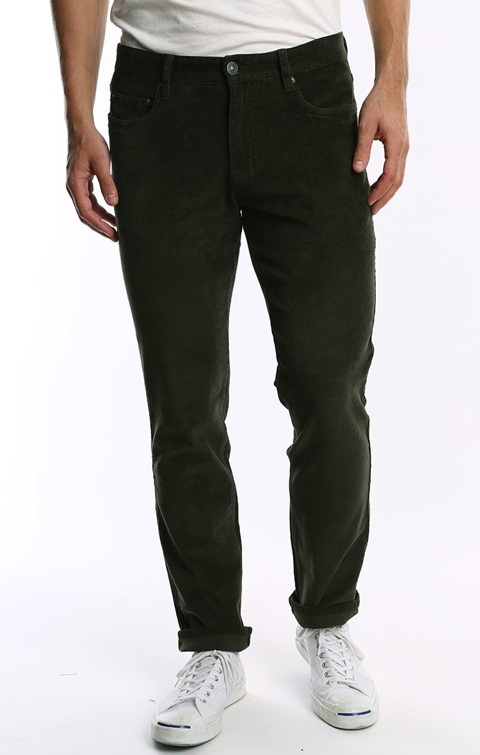 Straight Fit Stretch Corduroy Pant