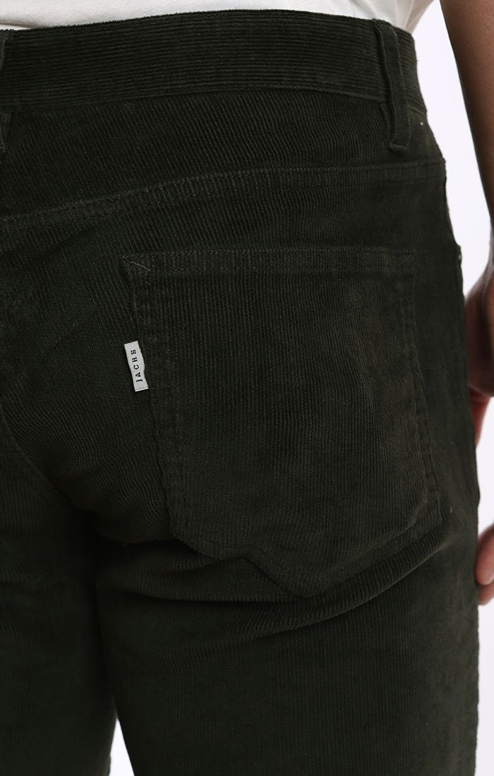 Straight Fit Stretch Corduroy Pant